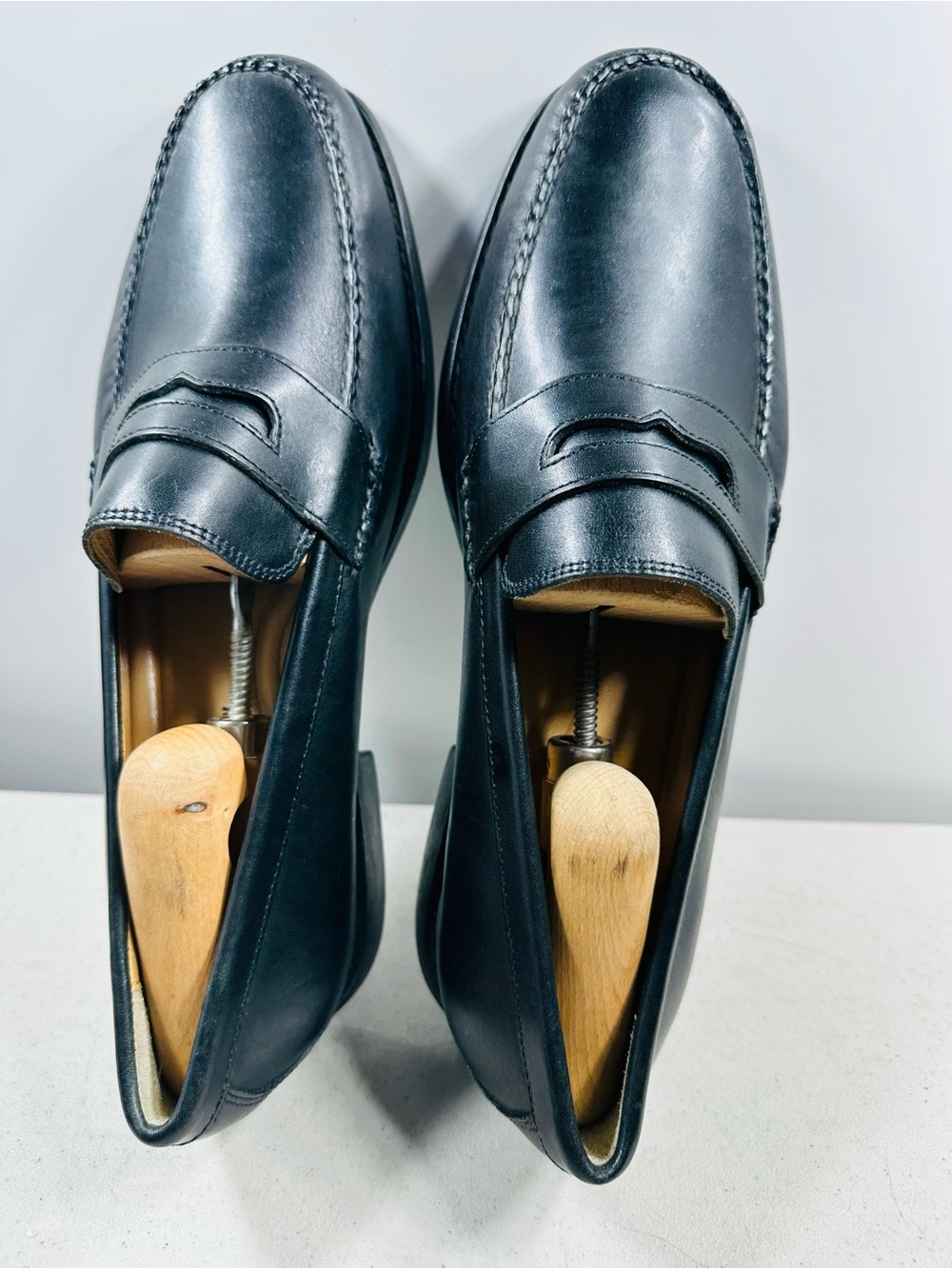 Johnston & Murphy Men’s 10,5M Brown Leather Tassel Loafers Slip On Dress Shoes - Picture 5 of 7